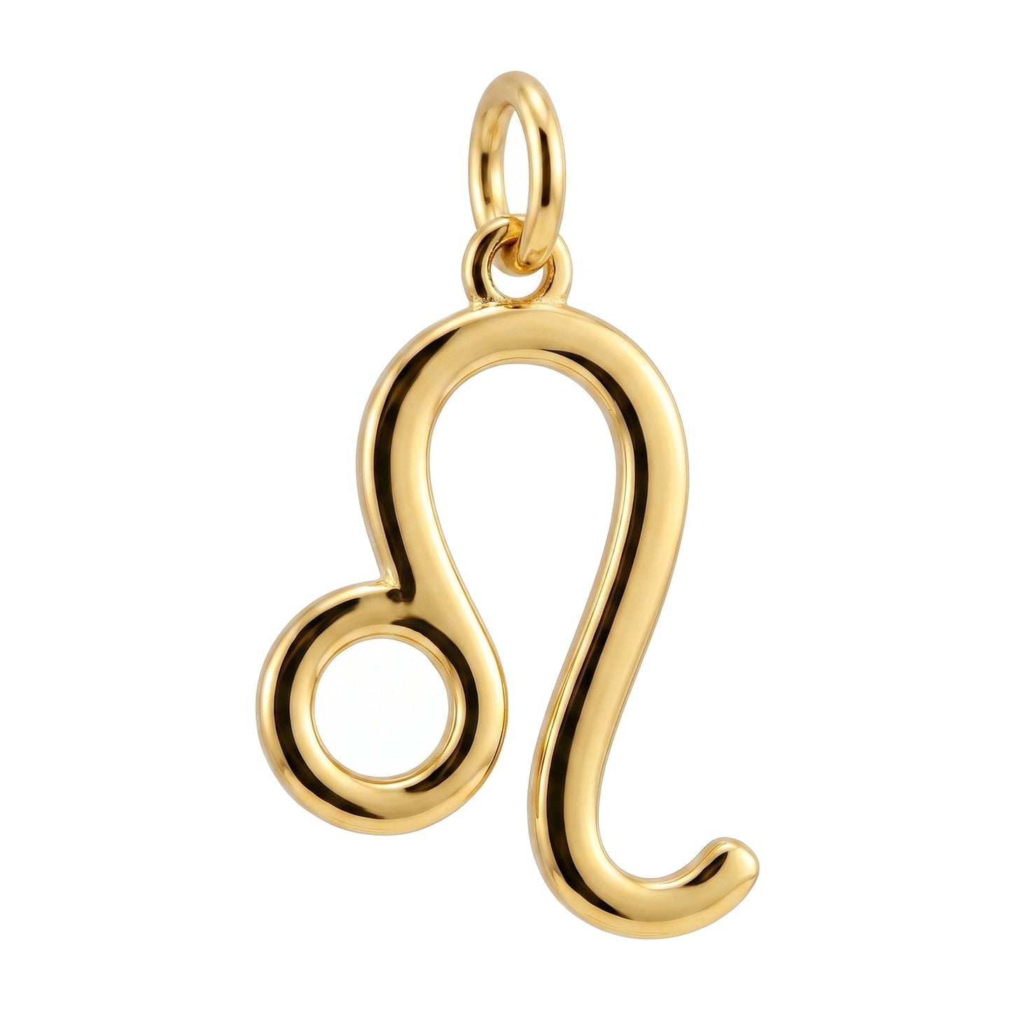 "Leo Zodiac" Pendant Necklace - 14k Solid Gold, 3 Colors