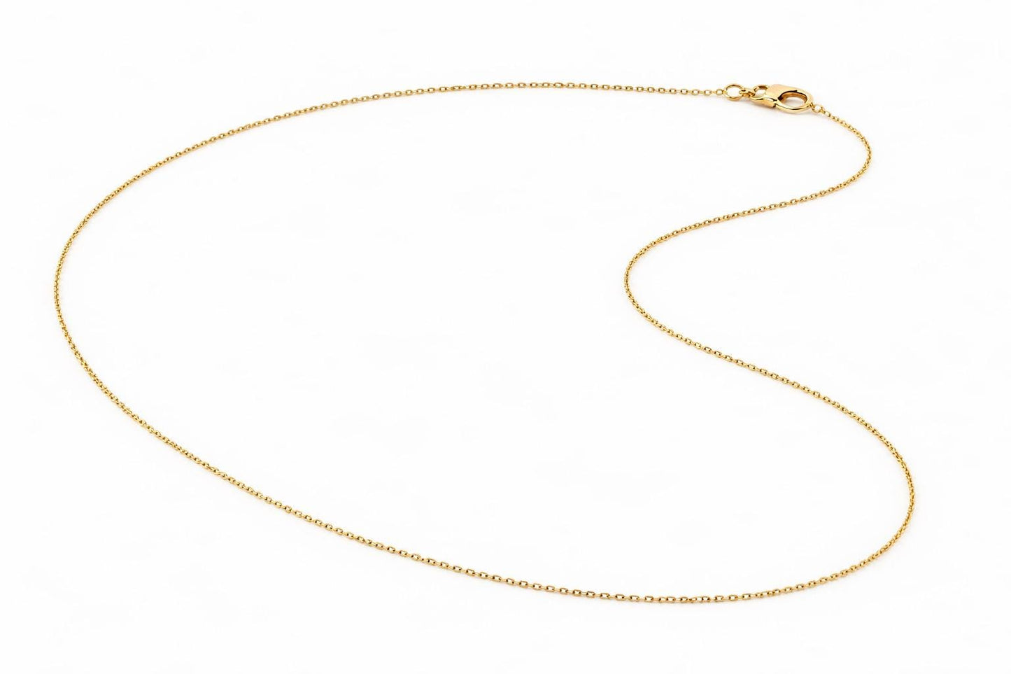 "Open Heart" Pendant Necklace - 14k Solid Yellow Gold