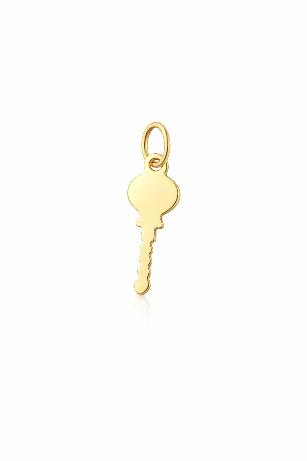 "Skeleton Key" Pendant Necklace - 14k Solid Gold