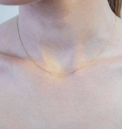 "Baby ID Medal" Pendant Necklace - 14k Solid Gold