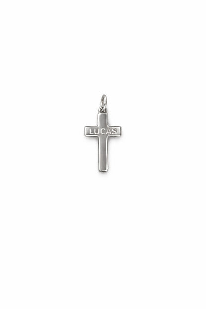 "Minimalist Cross" Pendant Necklace - 925 Sterling Silver, Available in 2 Sizes