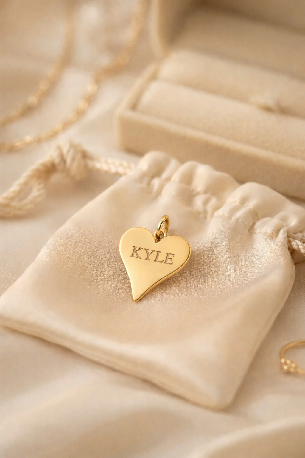 "Smooth Heart" Pendant Necklace - 925 Sterling Silver
