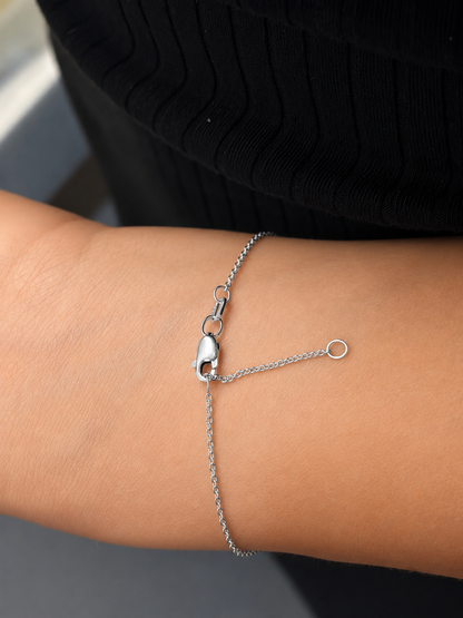 "Devotional Cross" Bracelet - 925 Sterling Silver