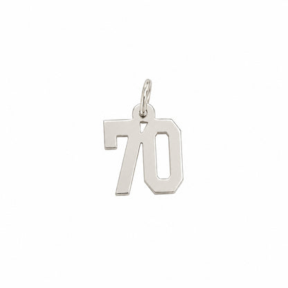 "Number" Pendant Necklace - 925 Sterling Silver