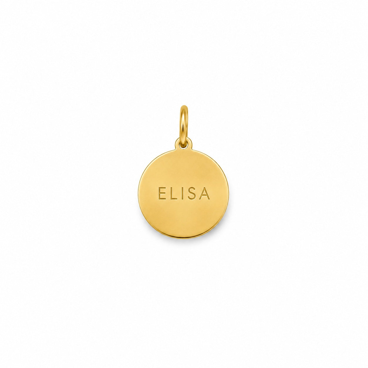 "Billiard Ball" Pendant Necklace - 14k Solid Gold