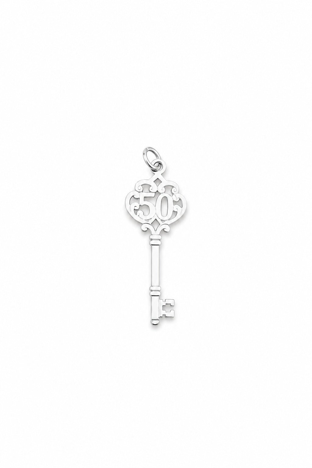 "Antique Skeleton Key" Necklace - 925 Sterling Silver