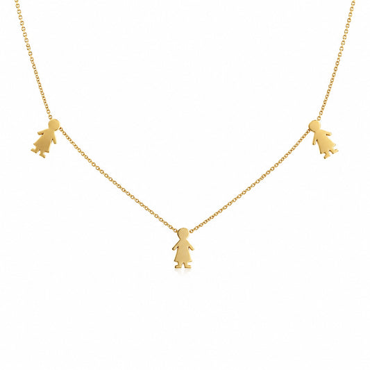 "Figaro Chain" Necklace - 14k Solid Yellow Gold