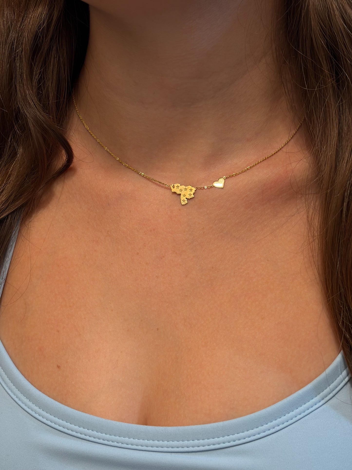 "Venezuela Star Map" Necklace - 925 Sterling Silver