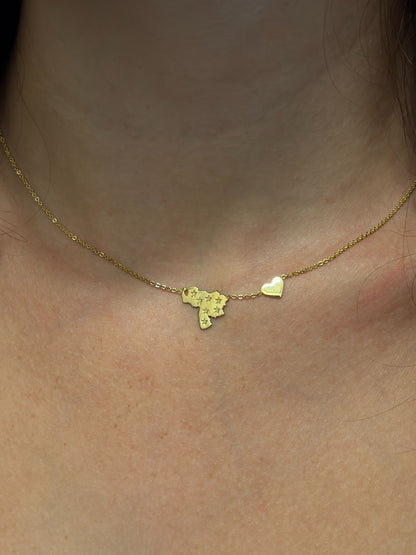 "Venezuela Star Map" Necklace - 925 Sterling Silver