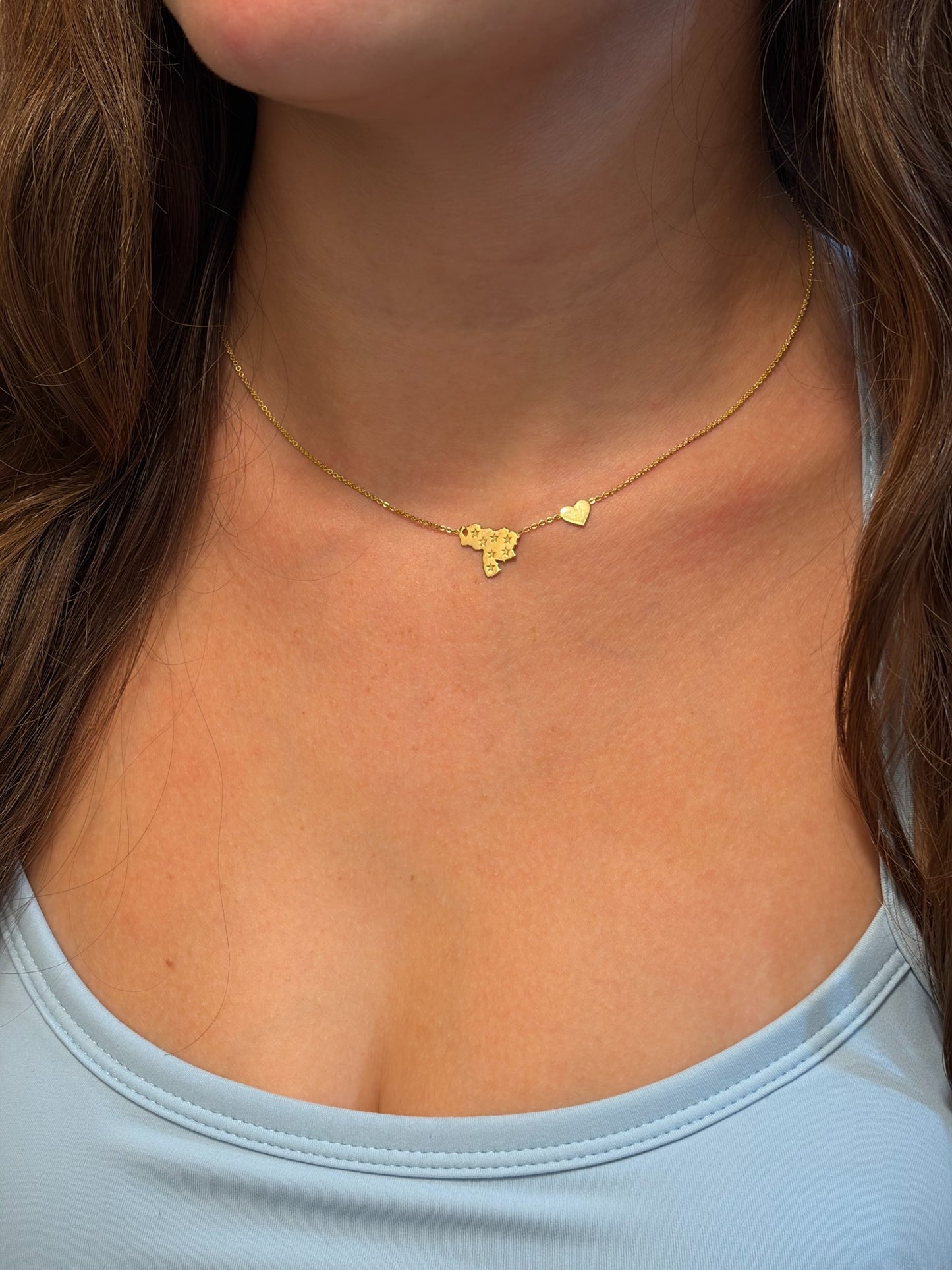 "Venezuela Star Map" Necklace - 925 Sterling Silver