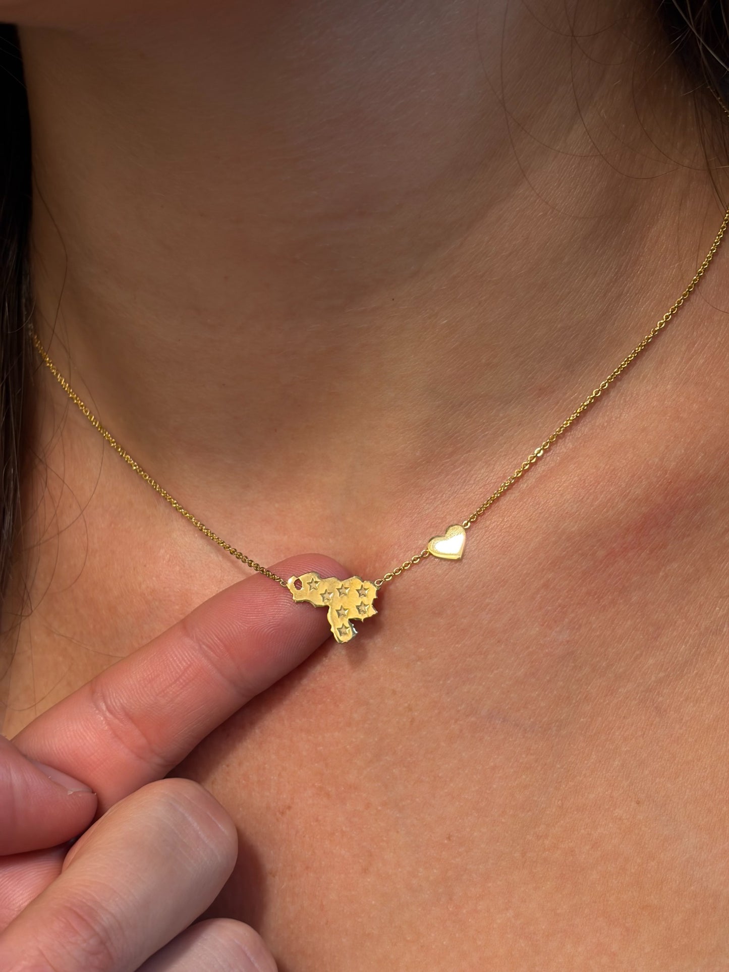 "Venezuela Star Map" Necklace - 925 Sterling Silver