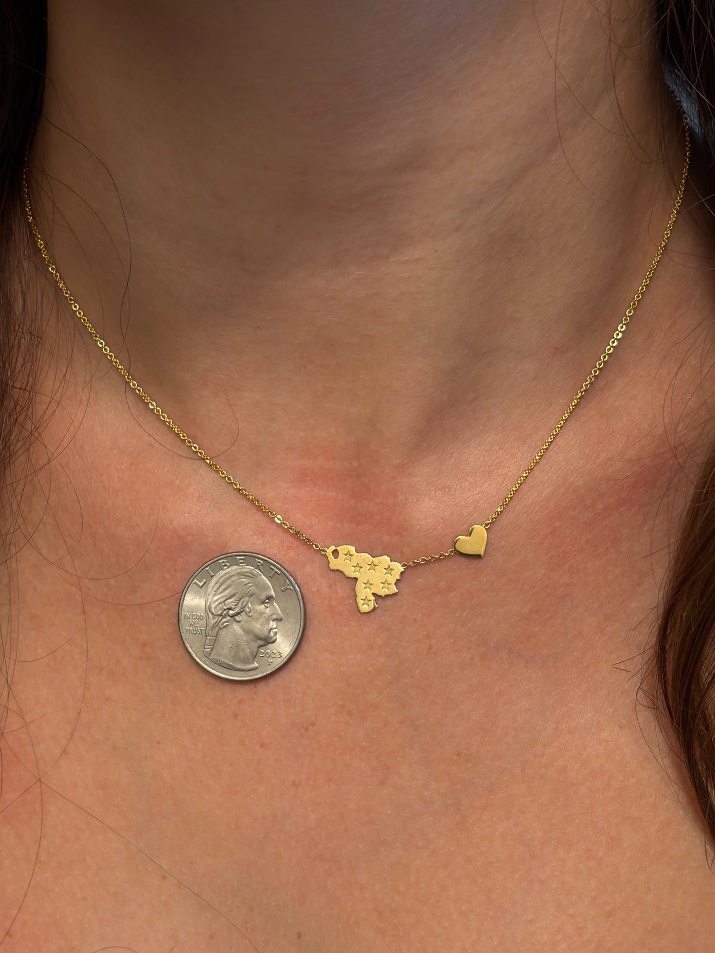 "Venezuela Star Map" Necklace - 925 Sterling Silver