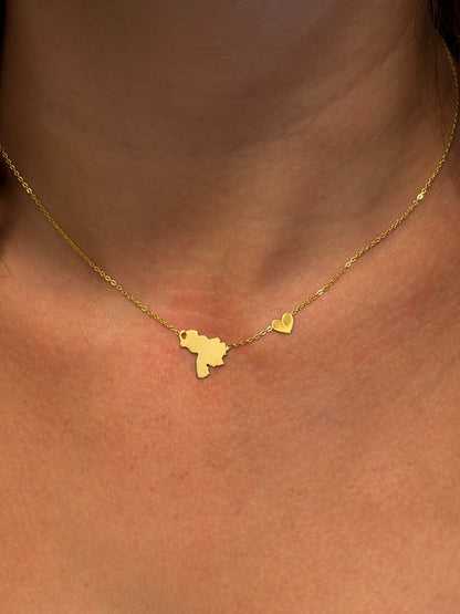 "Venezuela Star Map" Necklace - 925 Sterling Silver