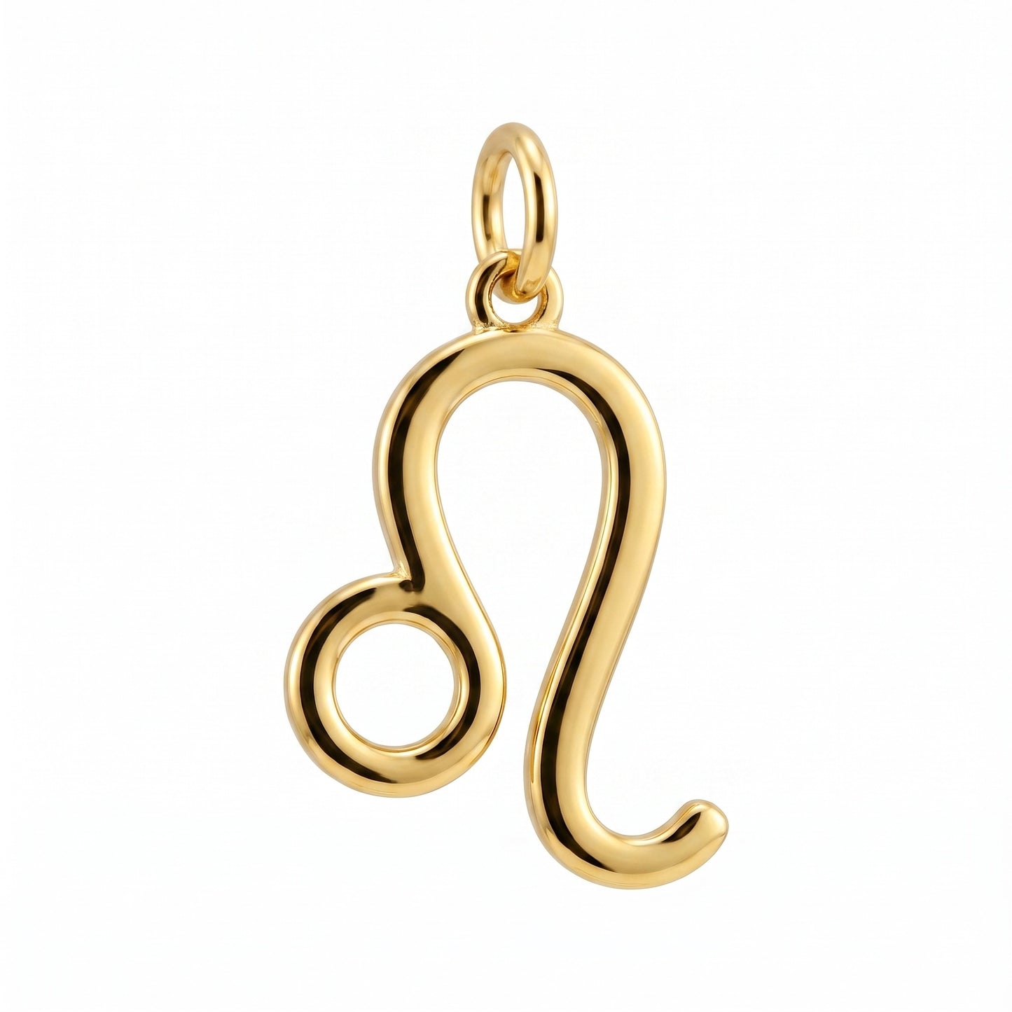 "Leo Zodiac" Pendant Necklace - 14k Solid Gold, 3 Colors