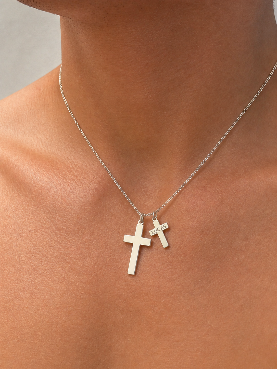 "Cable Link" Silver Chain - 925 Sterling, Adjustable 16-18"