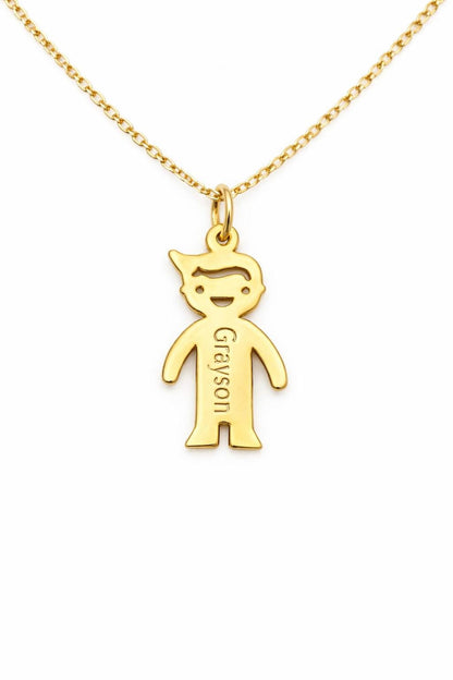 "Little One" Pendant - 14k Solid Gold