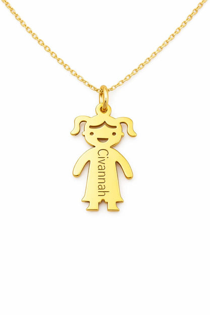 "Little One" Pendant - 14k Solid Gold