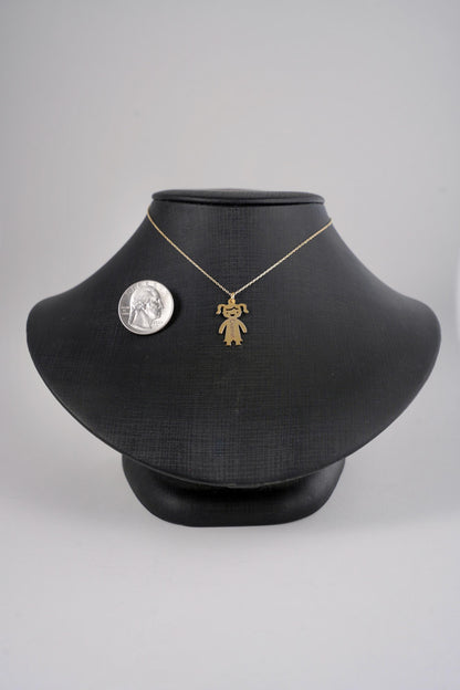 "Little One" Pendant - 14k Solid Gold
