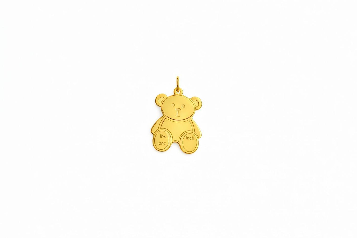 "Honey Bear" Pendant Necklace - 14k Solid Gold