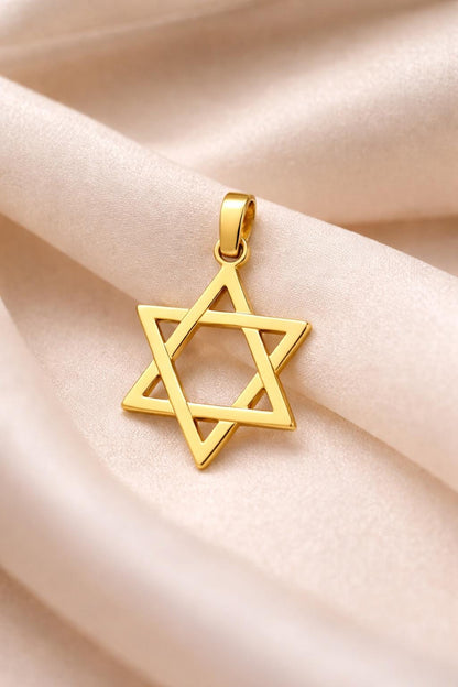 "Star of David" Pendant - 14K Solid Gold