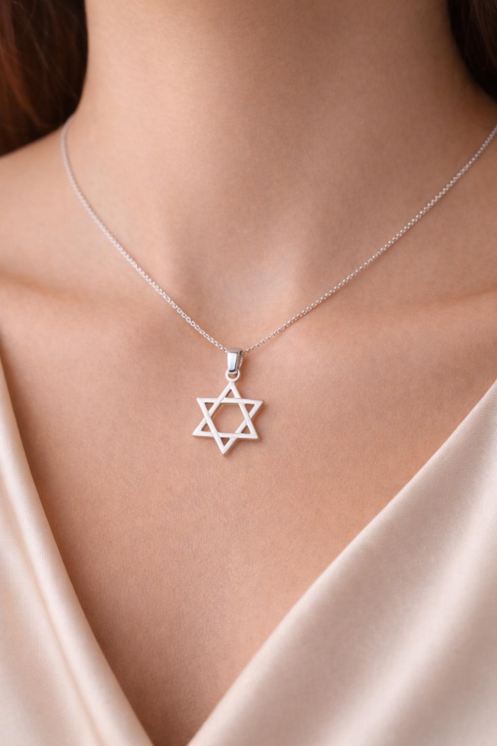 "Star of David" Pendant - 14K Solid Gold