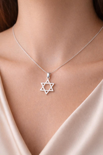 "Star of David" Pendant - 14K Solid Gold