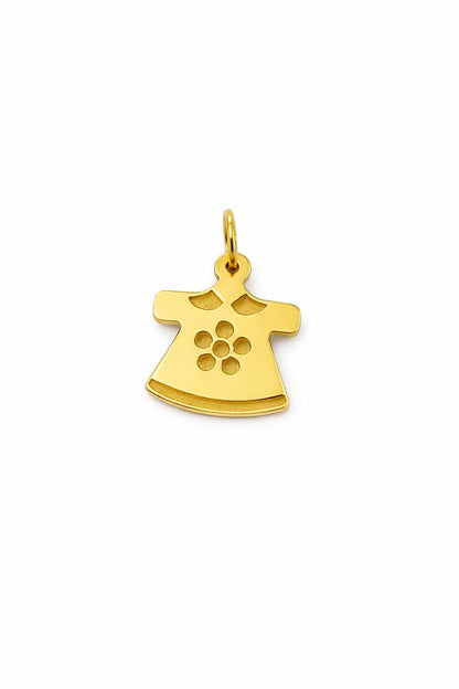 "Baby Boy Silhouette" Pendant - 14k Solid Gold