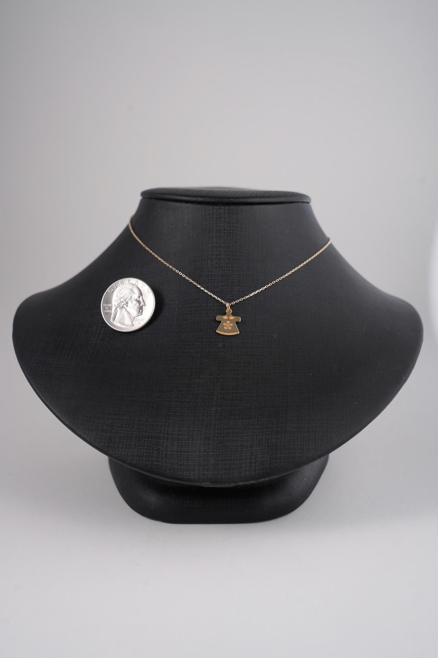 "Baby Boy Silhouette" Pendant - 14k Solid Gold