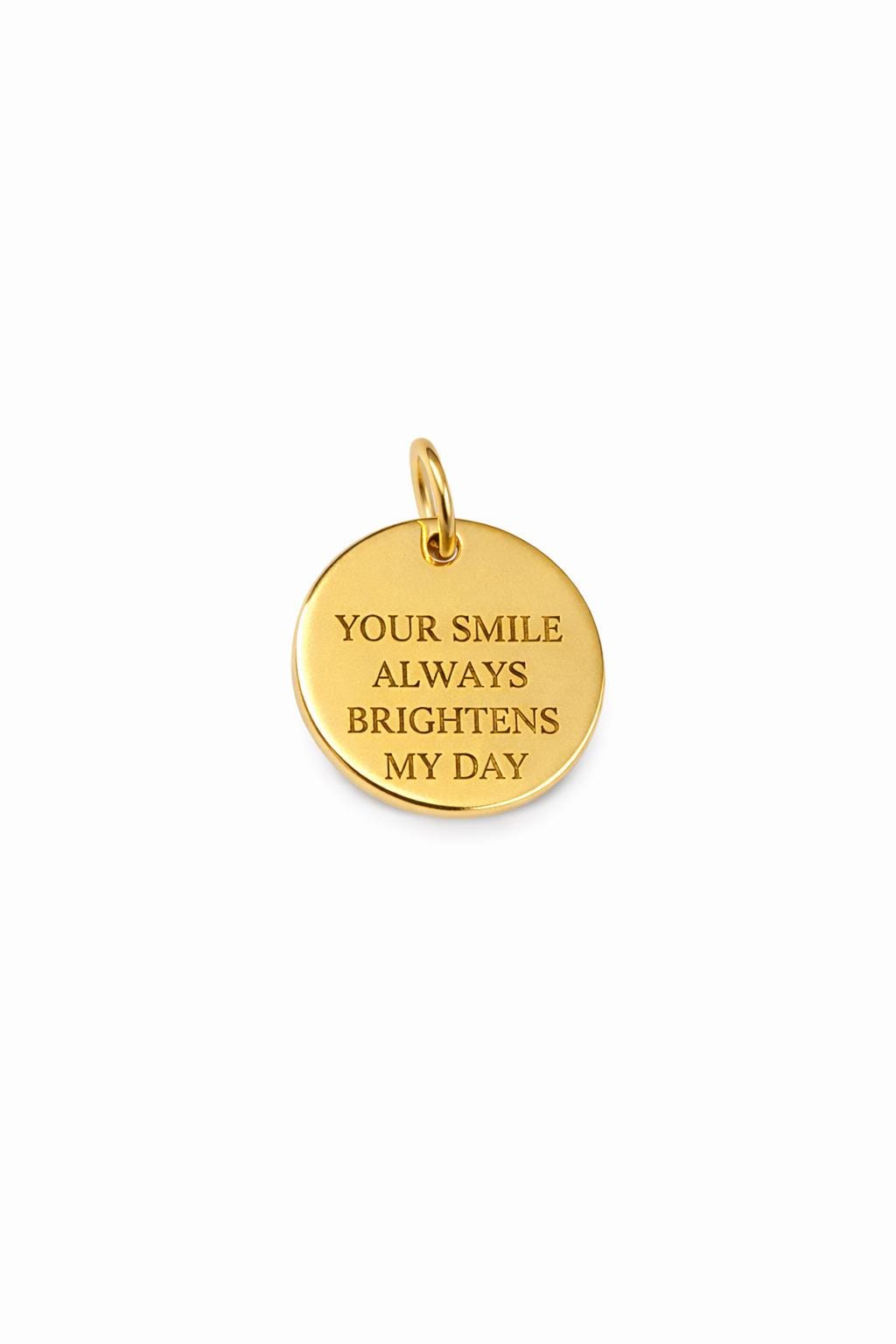 "Sunny Side Up" Pendant - 14k Solid Gold
