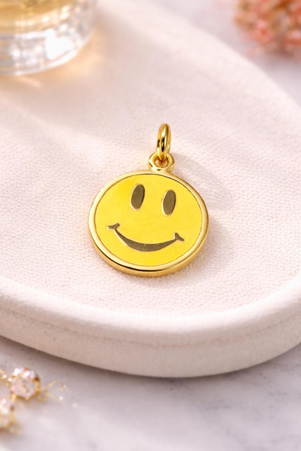 "Sunny Side Up" Pendant - 14k Solid Gold