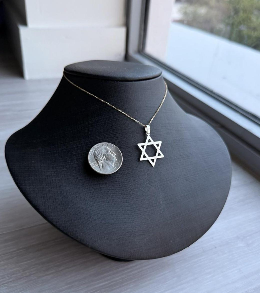 "Star of David" Pendant - 14K Solid Gold