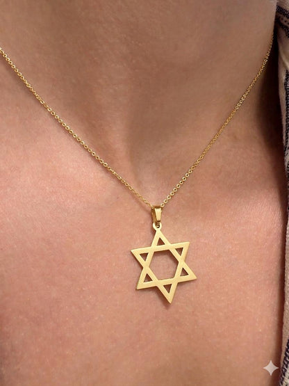 "Star of David" Pendant - 14K Solid Gold