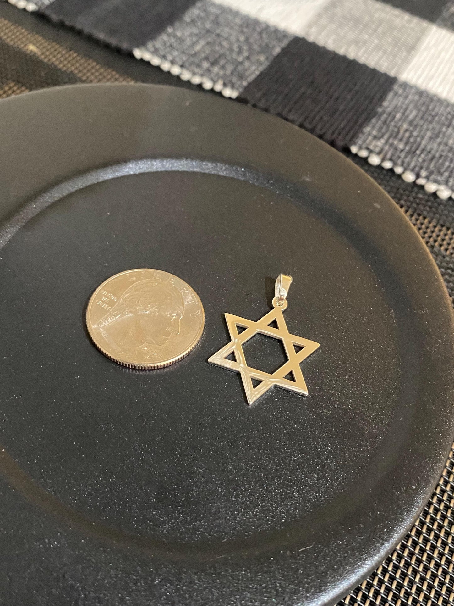 "Star of David" Pendant - 14K Solid Gold