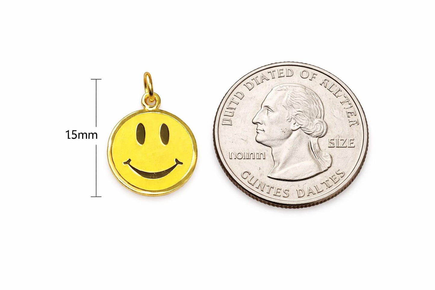 "Sunny Side Up" Pendant - 14k Solid Gold