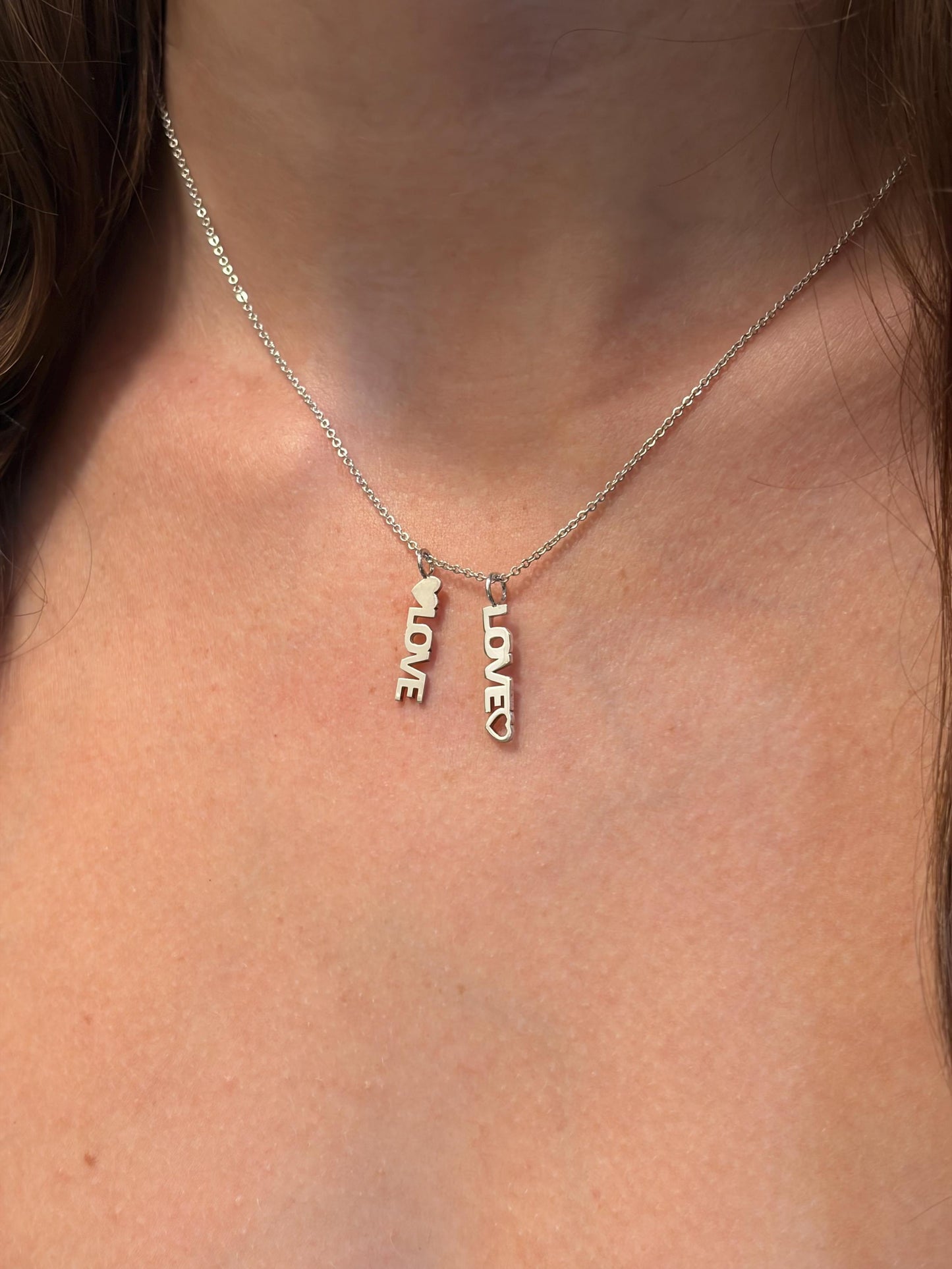 "Open Heart" Pendant Necklace - 14k Solid Yellow Gold
