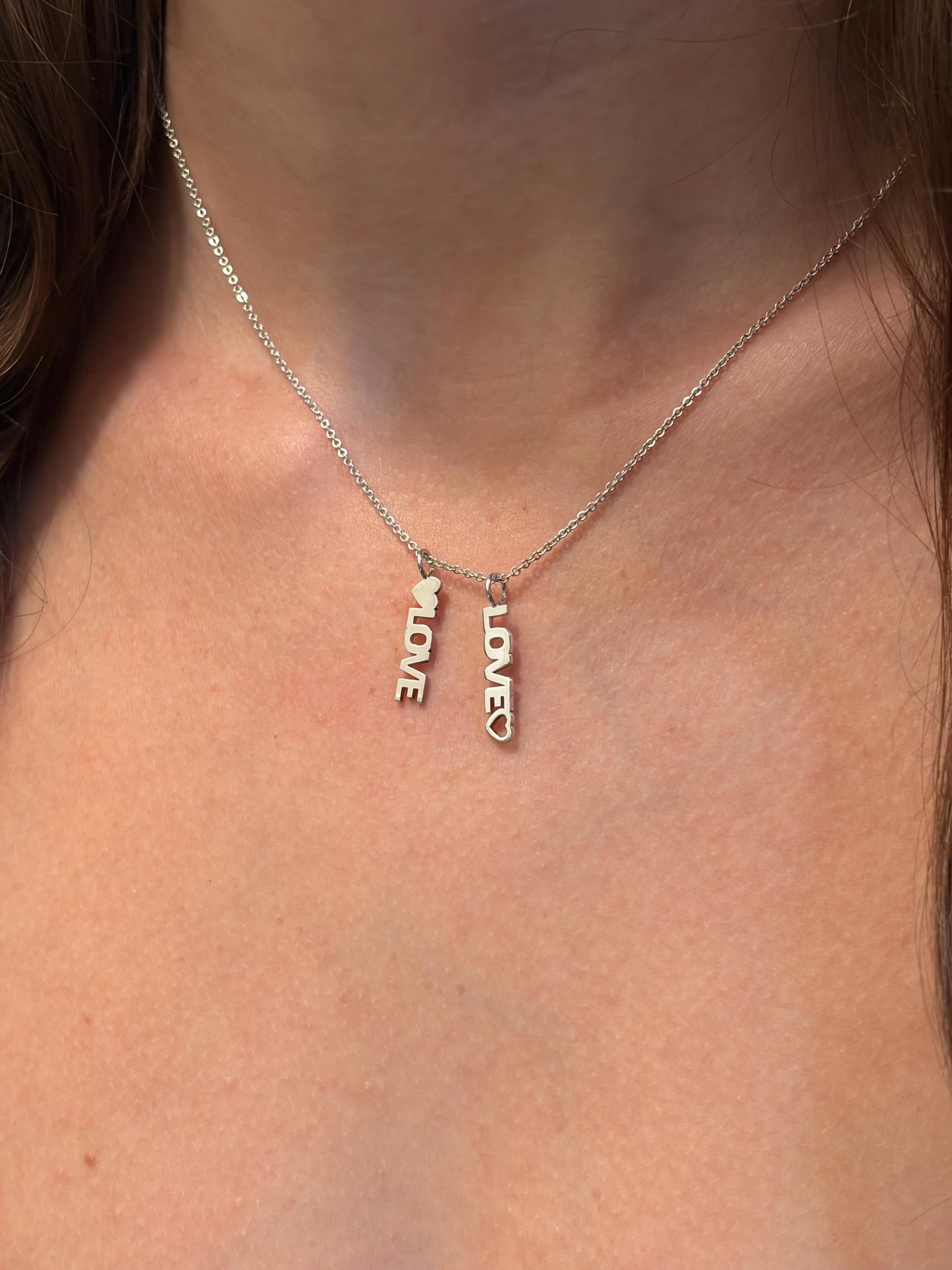"Open Heart" Pendant Necklace - 14k Solid Yellow Gold