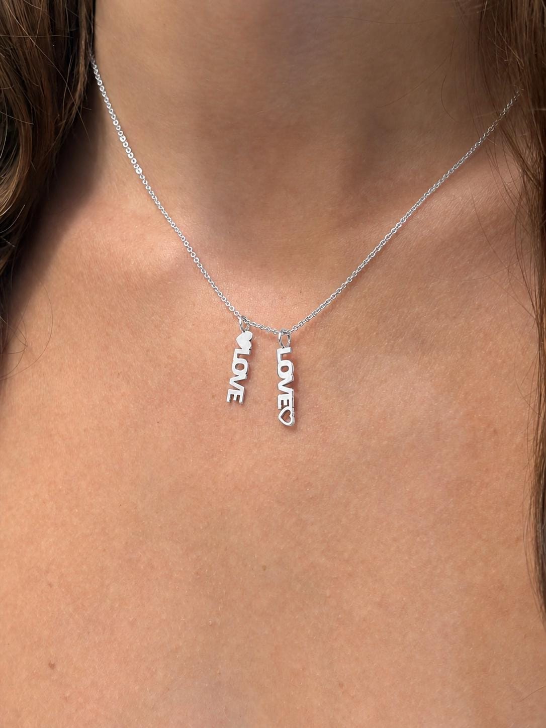 "Open Heart" Pendant - 925 Sterling Silver