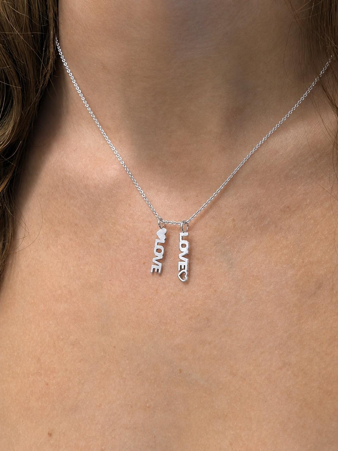 "Open Heart" Pendant - 925 Sterling Silver