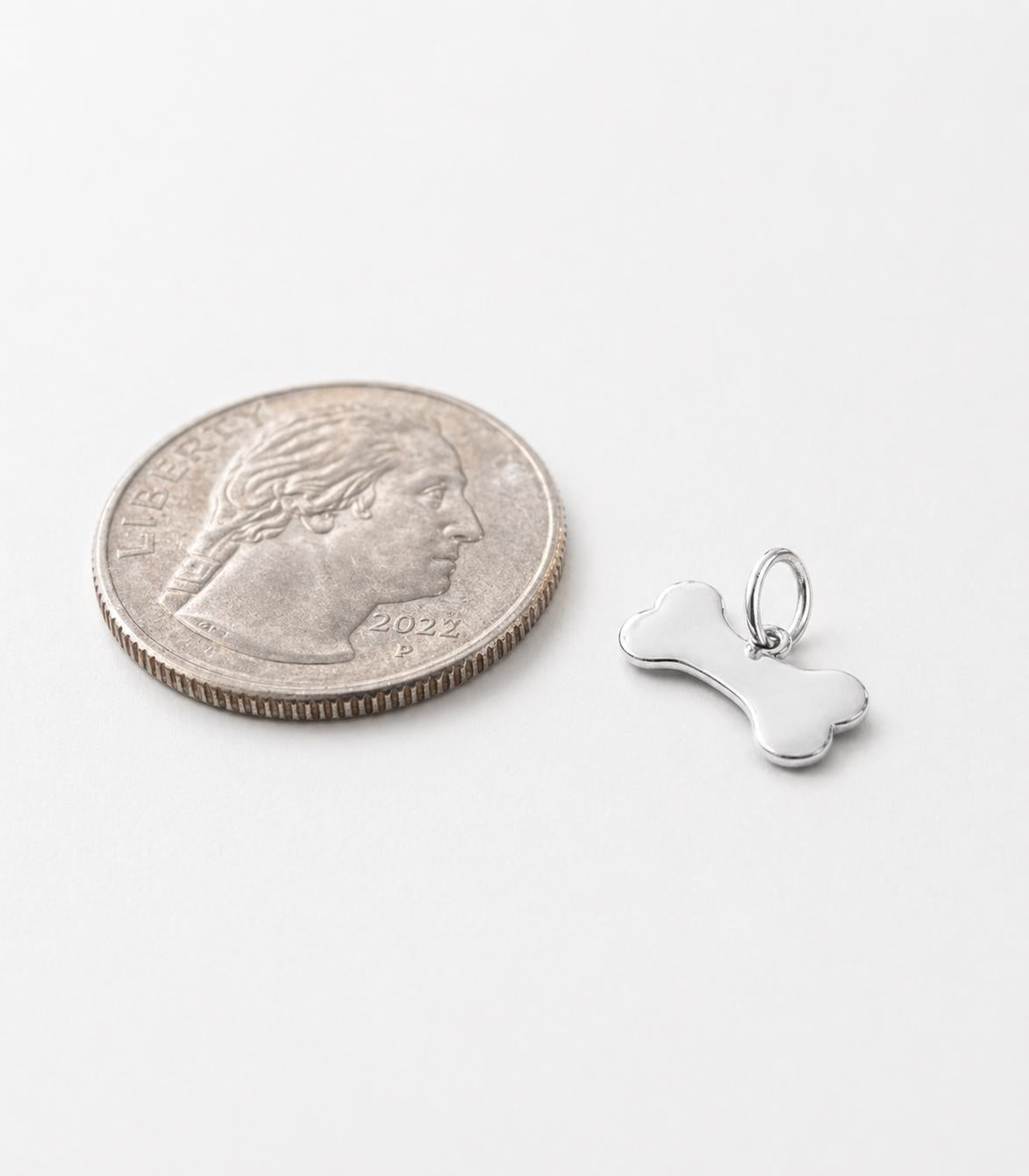 "Dog Bone" Pendant - 14k Solid Gold