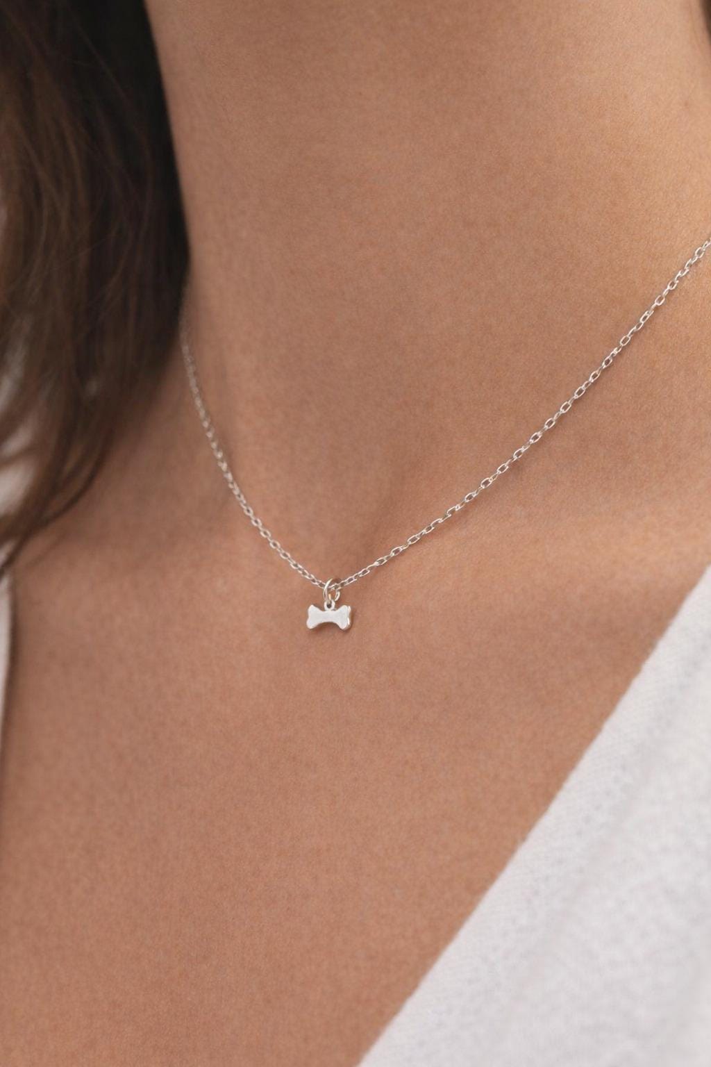 "Dog Bone" Pendant - 14k Solid Gold