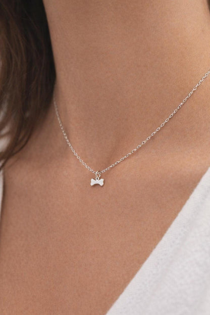 "Dog Bone" Pendant - 14k Solid Gold