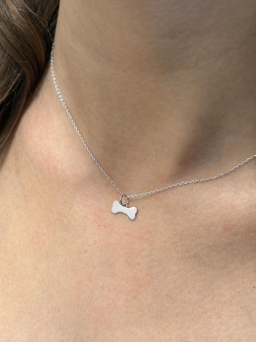 "Dog Bone" Pendant - 14k Solid Gold