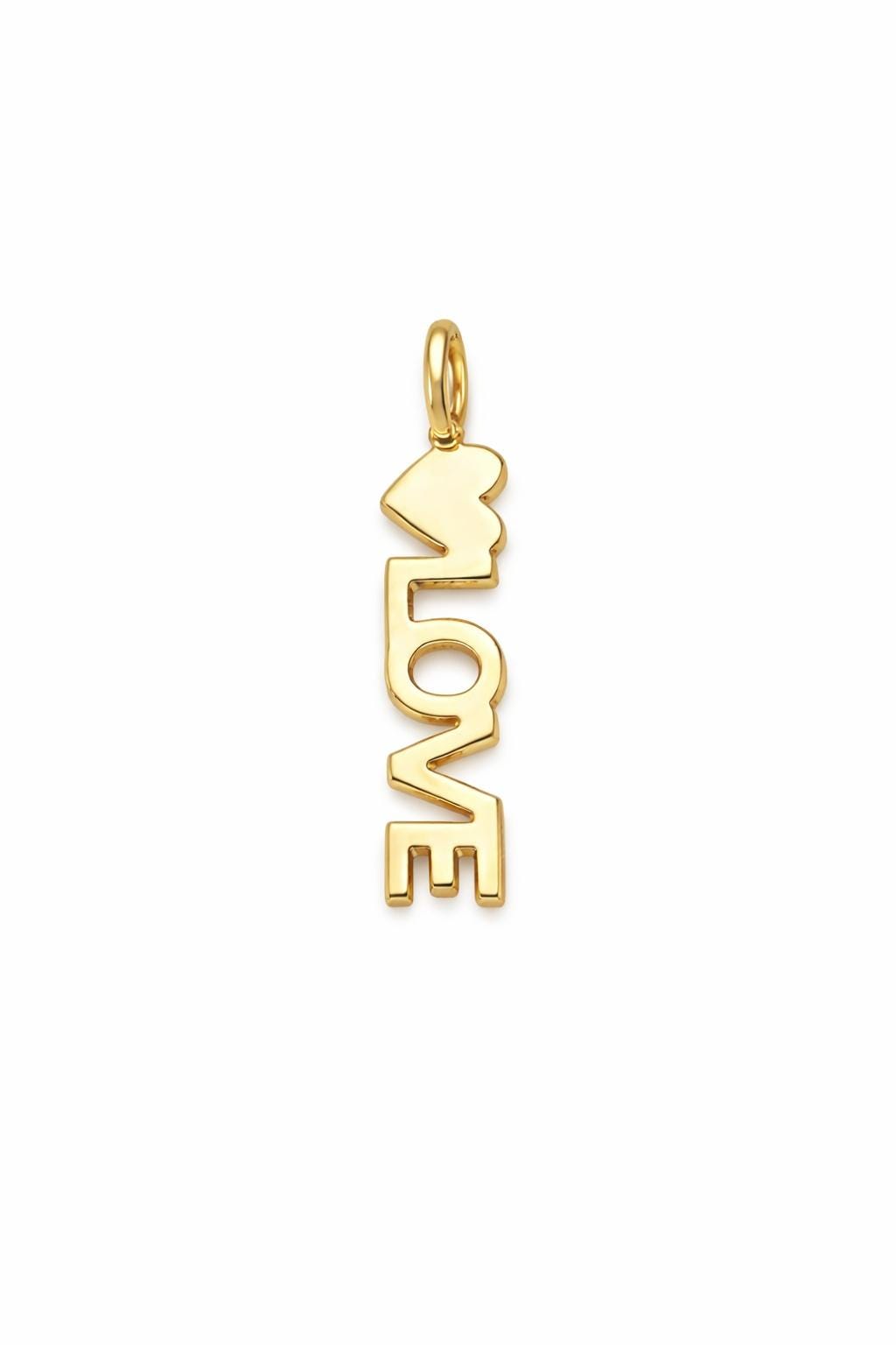 "Open Heart" Pendant Necklace - 14k Solid Yellow Gold