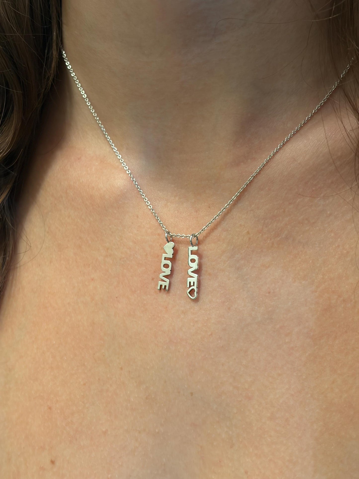 "Open Heart" Pendant Necklace - 14k Solid Yellow Gold
