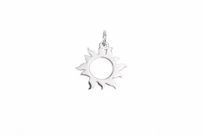 "Radiant Sun" Pendant Necklace - 925 Sterling Silver