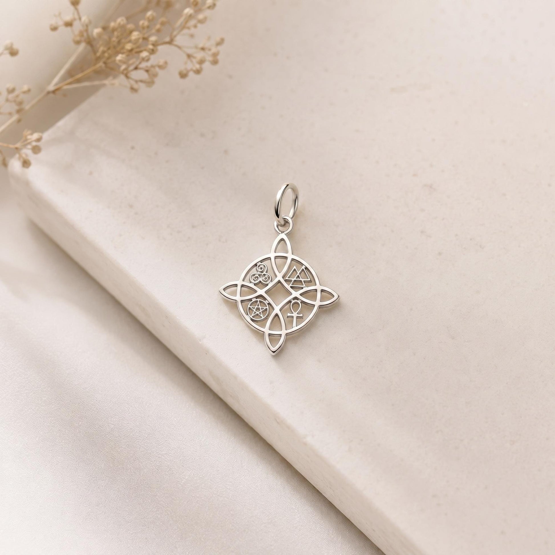 "Witches Knot" Pendant - 925 Sterling Silver