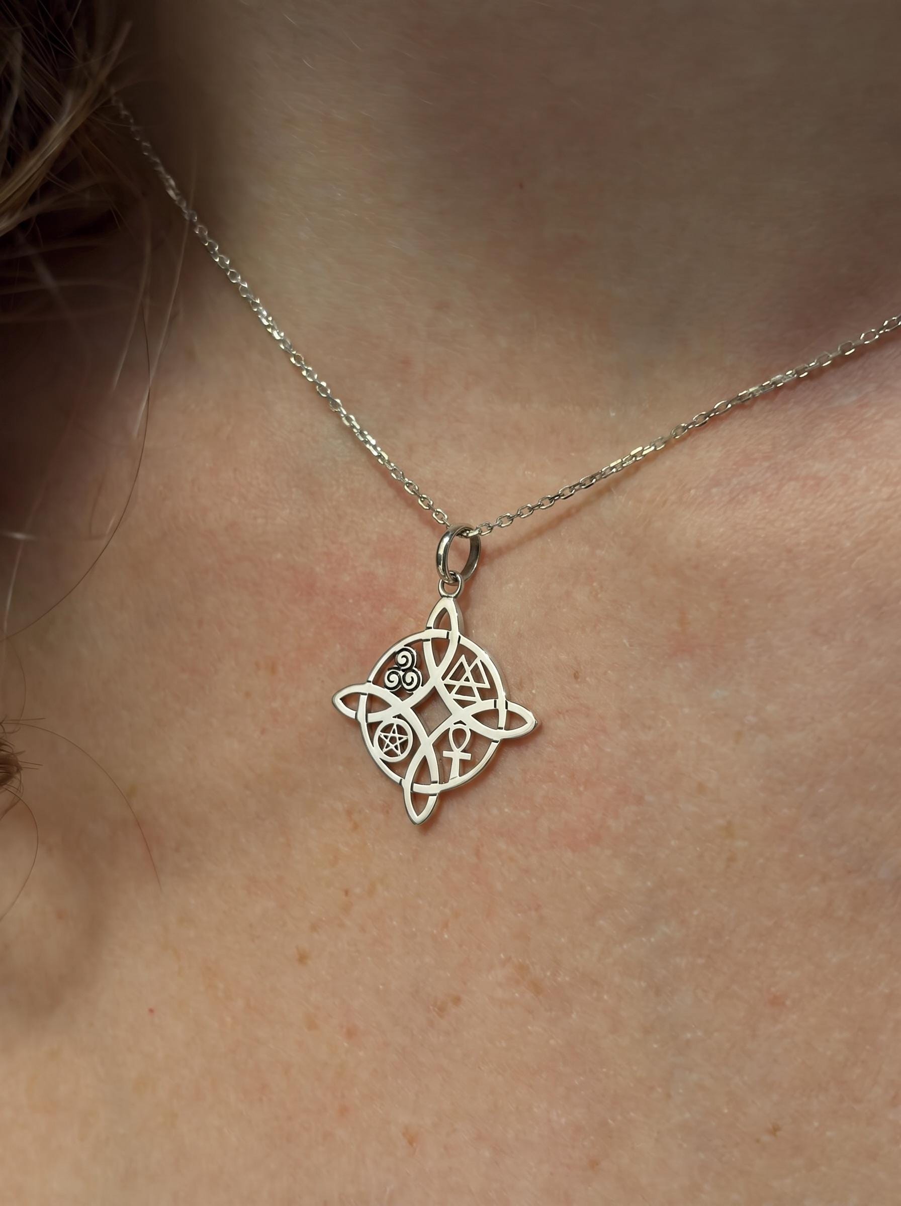 "Witches Knot" Pendant - 925 Sterling Silver
