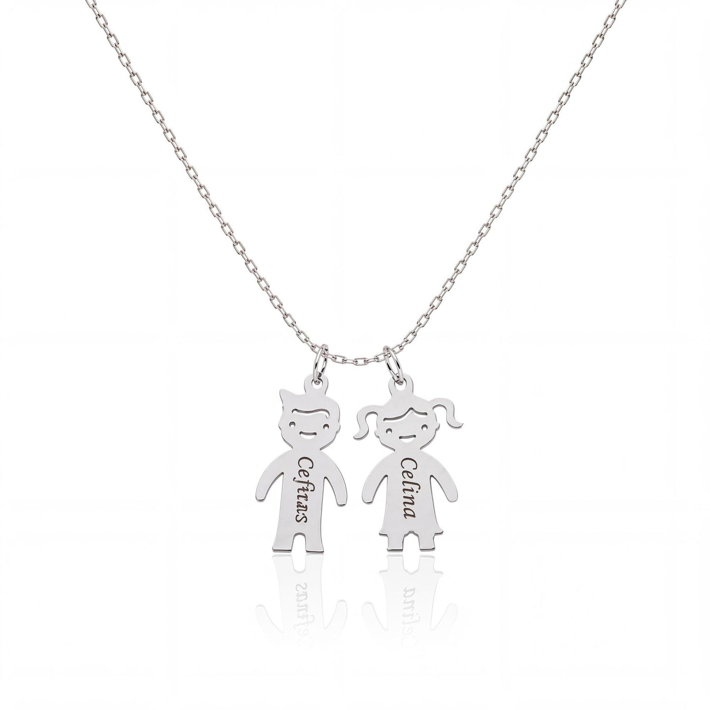 "Little Boy" Pendant Necklace - 925 Sterling Silver