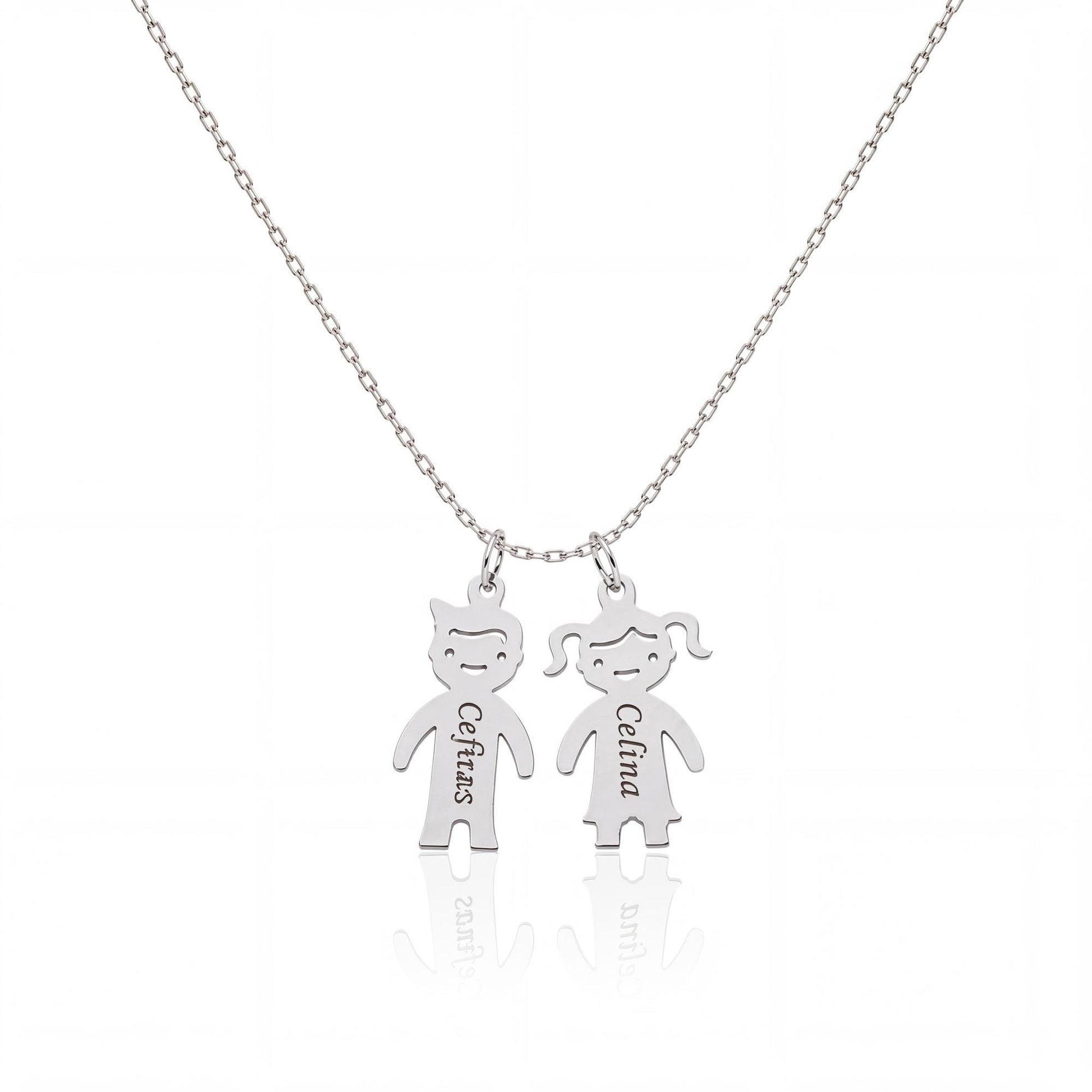 "Little Boy" Pendant Necklace - 925 Sterling Silver