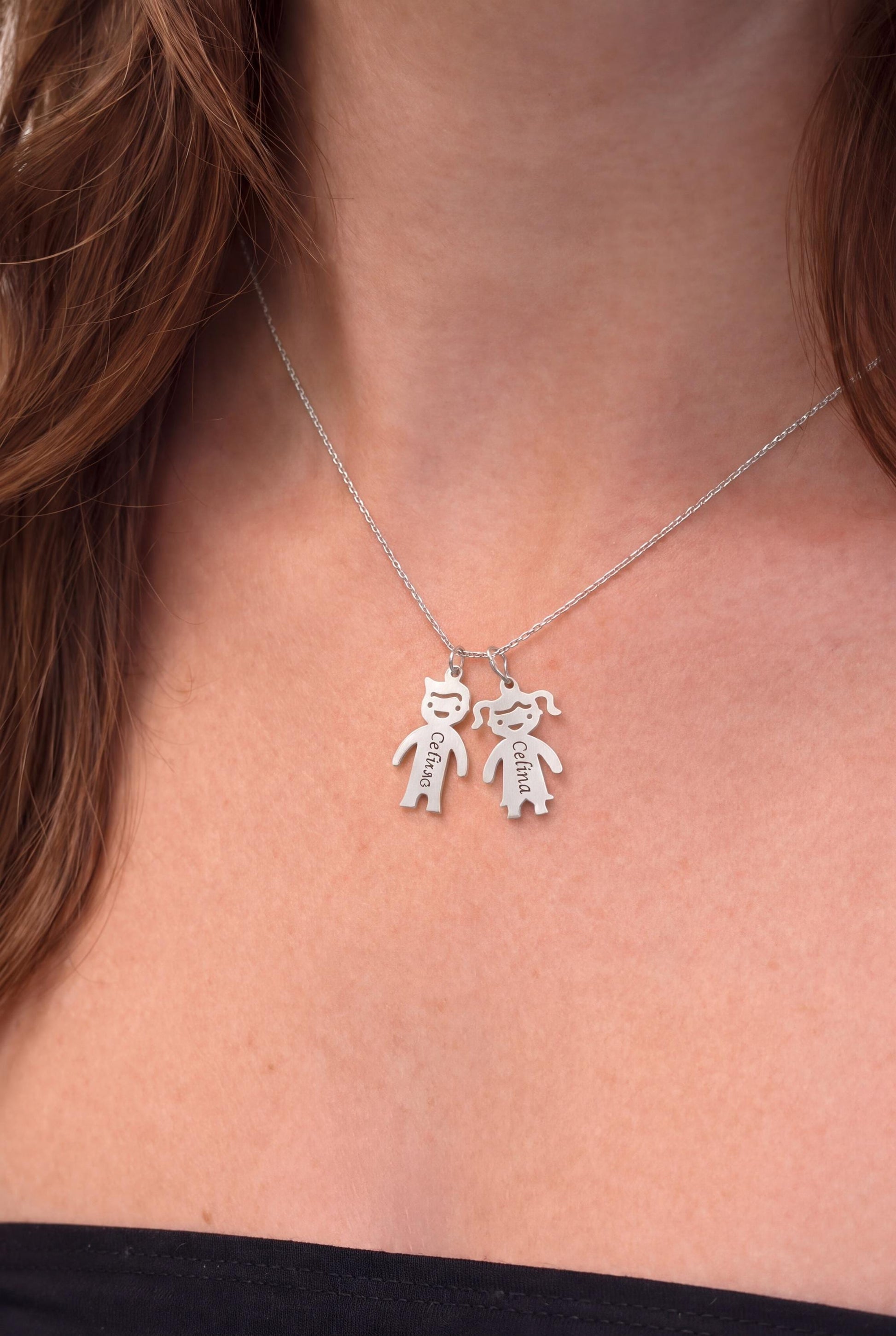 "Little Boy" Pendant Necklace - 925 Sterling Silver